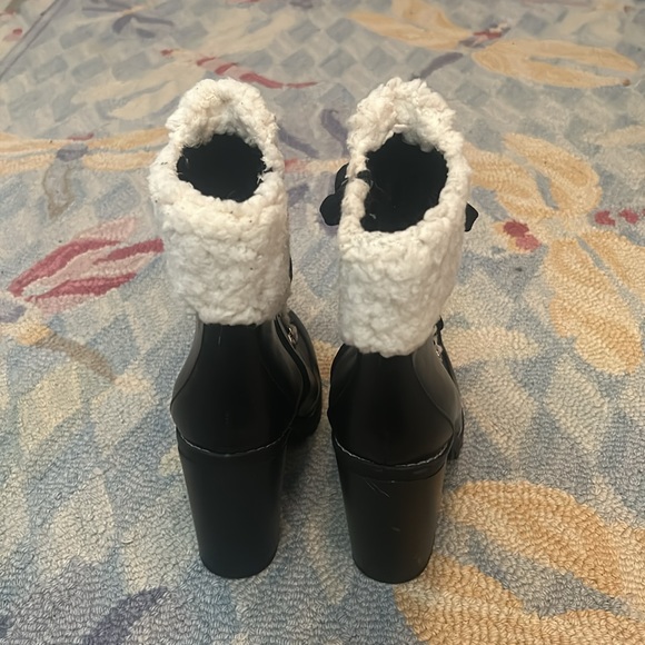 BCBGeneration Palli Faux Shearling Block Heel Booties - Picture 2 of 3